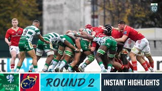 Benetton v Munster  Instant Highlights  Round 2  202324 [upl. by Odlabu]