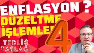 ENFLASYON DÜZELTME İŞLEMLERİ 4Bölüm  MUHASEBE KAYDI  HANGİ HESAPLAR İŞLEME TABİ [upl. by Allemac779]