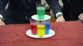 Tablecloth Trick  Cool Science Experiment [upl. by Garin]