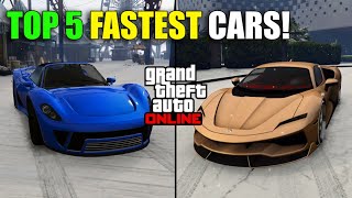 TOP 5 FASTEST CARS IN GTA 5 ONLINE  2024 Old Gen [upl. by Aztiray]