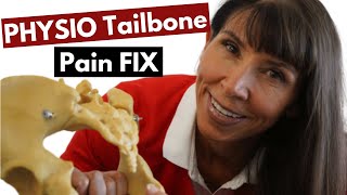 Tailbone PAIN RELIEF for SITTING  4 Physiotherapy Treatments for COCCYX PAIN [upl. by Desma]