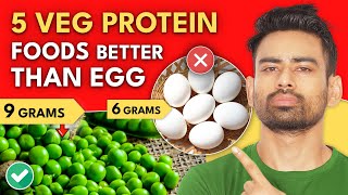 5 Amazing Vegetarian Protein Foods Better Than Egg [upl. by Ahcrop]