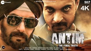 Antim  FULL MOVIE 4K HD Facts  Salman Khan  Aayush Sharma  Mahesh Manjrekar  Mahima Makwana [upl. by Blackington]