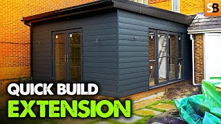 Timber Frame Single Storey Extension  Quick Build [upl. by Hasan]