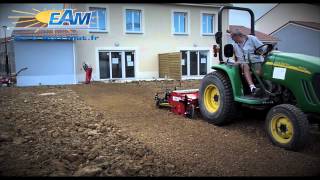 ENFOUISSEUR MASSANO POUR MICRO TRACTEUR PAYSAGISTE [upl. by Enirtak]