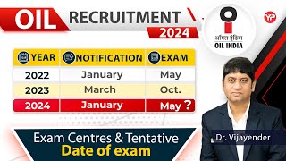 Tentative date of exam for OIL recruitment 2024  Mechanical amp Electrical preparation with YourPedia [upl. by Enelec]