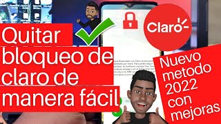 Quitar bloqueo de claro por mora o no pago método 2022 mejorado compatible con todas las marcas [upl. by Valerio192]