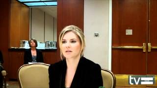 Elisha Cuthbert Happy Endings Season 2 Interview  March 2012 [upl. by Chemar]