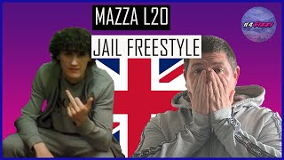 Mazza L20  Jail Freestyle REACTION WOW THIS BOY HAS TALENT CANT WAIT UNTIL HE GETS OUT BARS [upl. by Nanny]