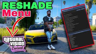 How To Install Reshade In Gta5  Bast Custom Reshade Preset forNatural Vision Evolved Graphics [upl. by Notsew322]