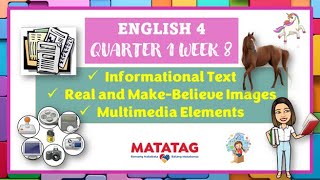 ENGLISH 4 QUARTER 1 WEEK 8 MATATAG CURRICULUM english4quarter1week8 [upl. by Lotty]