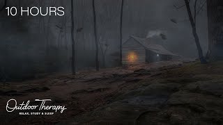 COLD Windy AUTUMN Night in Gatlinburg  Howling Wind amp Blowing Leaves Ambience  10 HOURS [upl. by Anay133]