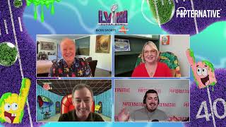 Super Bowl LVIII Live From Bikini Bottom Interview Tom Kenny Bill Fagerbakke and Carolyn Lawrence [upl. by Innavoig]