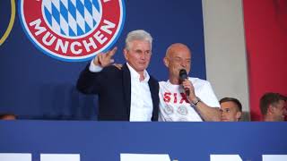 FC Bayern München Deutsche Meister 2018 Paulaner Biergartenfeier am Nockherberg am 12052018 [upl. by Cleodal]