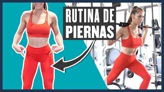 Rutina Semanal de Definición para Mujeres en el gimnasio Principiantes [upl. by Ilhsa]