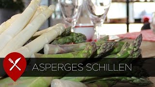 Witte asperges schillen  zo doe je dat [upl. by Haile581]