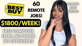 Fast Hire No Experience WFH I Computer Provided I BestBu Hiring 60 Remote Jobs 3050 hr [upl. by Aiekan]