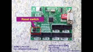 Introduction to ARM7LPC2148 microcontroller trainee kit [upl. by Lalat]