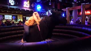 Big Gal Rides Bull at Gilleys in Las Vegas [upl. by Lumpkin788]