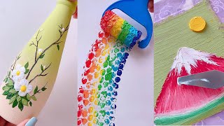 15 Creative painting ideas That are another level  Easy Tips amp Hacks to draw  Acrylic Painting [upl. by Adnawaj]