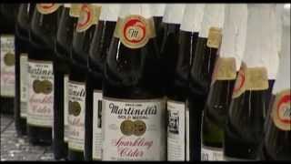 Martinellis in Watsonville Sparkling Apple Cider [upl. by Ahsilac]