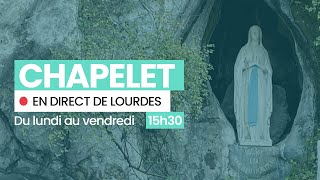 Prière du Chapelet à Lourdes  25 janvier 2024 [upl. by Augustine828]