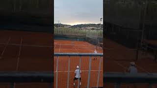 Roberto Franchin amp Federico Giacchetti competing with twohandled tennis rackets [upl. by Adnaval]