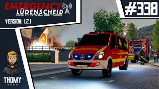 Emergency 20 Lüdenscheid Modifikation 330  B5 Brand Mehrfamilienhaus  Linzing [upl. by Airda]