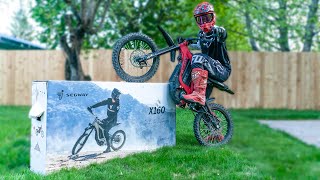 X160 E Bike Unboxing  First Ride [upl. by Ivz]