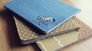 DIY  Fabric Covered Gratitude Journal [upl. by Cirda703]