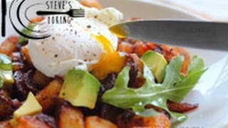 Chorizo hash with poached egg amp Breakfast Pizza recipe [upl. by Ardnahcal951]