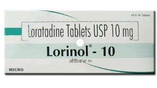 Loratadine Tablets USP 10 mgLorinol10 tablets usesbenefitside effectdosagereveiw in hindi [upl. by Jodoin]