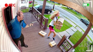 Karen Tries To Steal My Package Then INSTANT KARMA [upl. by Nospmas]