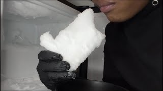 CARBONATED HUMIDIFIER FREEZER FROST  ASMR ICE EATING [upl. by Ahsiekram262]