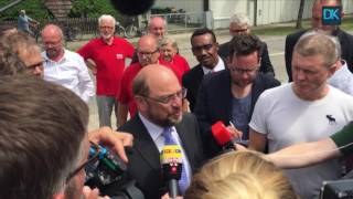 Martin Schulz besucht Kösching [upl. by Lamphere]