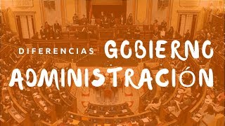 La distinción entre Gobierno y Administración  MasterD [upl. by Osborn712]