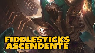 SKIN FIDDLESTICKS ASCENDENTE  Guerreiros do Nexus [upl. by Selway]