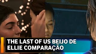 The Last of Us Ellie beijando comparação [upl. by Ahsirek368]