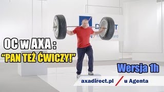 Mariusz Pudzianowski quotPan też ćwiczyquot OC w AXA Wersja 1h [upl. by Lydia424]