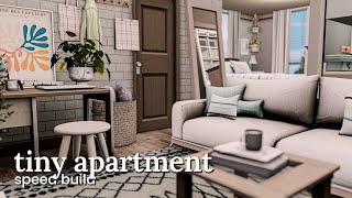 tiny apartment  the sims 3 speed build  cc links [upl. by Lynden547]