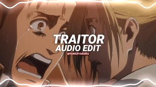 traitor  olivia rodrigo edit audio [upl. by Lenny]