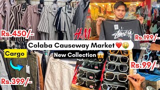 COLABA CAUSEWAY MARKET 2024  New Collections 😱  Fashion Street Market  Colaba  Hrutik kadam [upl. by Gamal]