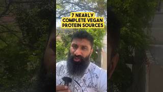 7 nearly complete vegan protein sources vegan veganprotein protein [upl. by Tnahs]