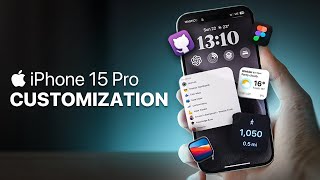 The Ultimate iPhone 15 Pro Setup 2023 – Professional and Aesthetic Look [upl. by Buhler]