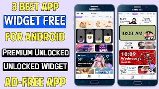 3 Best Free Widget Apps For Android 2024 [upl. by Humfrey]