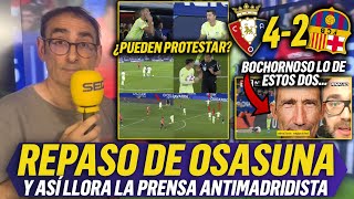 😂 OSASUNA ARROYA al BARCELONA y CARLOS MARTÍNEZ e ITURRALDE hablan de ROBO [upl. by Nnaitsirk]