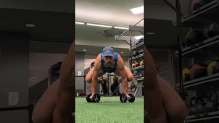 handstand on dumbbells wyoruss handstand workout gym gymnast circus splits fitness [upl. by Venetia524]