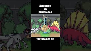 Jurassic World Dinosaur Animation Aerosteon vs Dimetrodon [upl. by Kreindler]