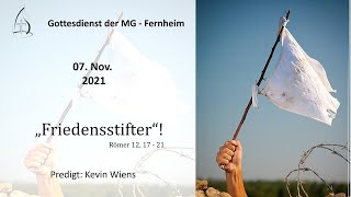 Gottesdienst der MG Fernheim  quotFriedensstifterquot [upl. by Oinotna]