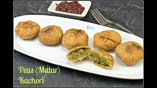 Green Peas Kachori  Matar Kachori Recipe [upl. by Sirret]